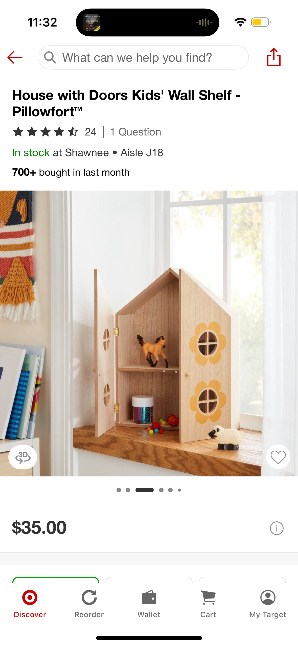 House with Doors Kids' Wall Shelf - Pillowfort™
