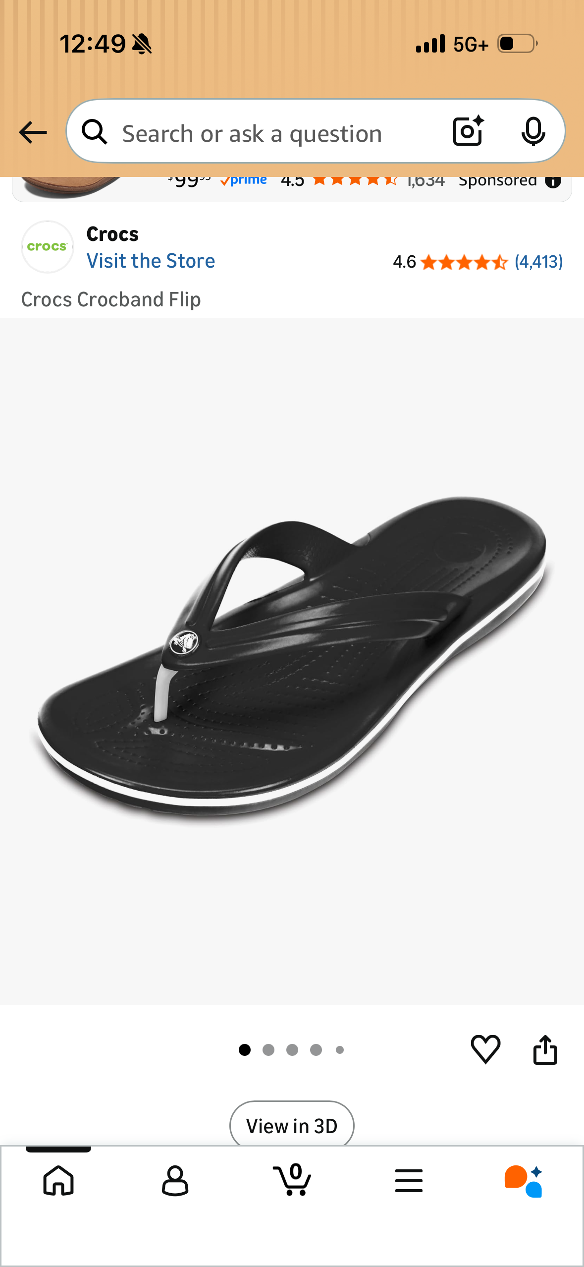 Crocs Crocband Flip (Size US 12 Men’s/14 Women’s)