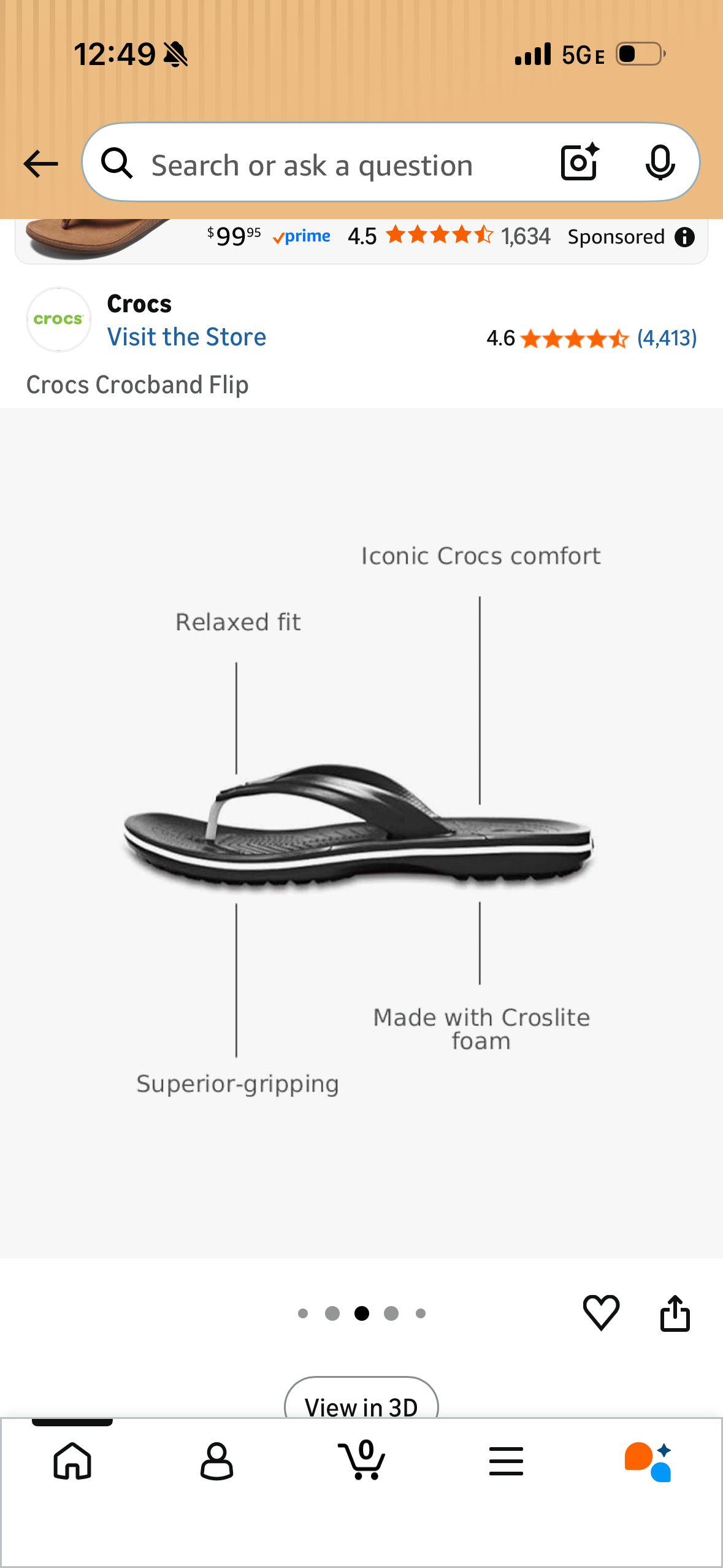 Crocs Crocband Flip (Size US 12 Men’s/14 Women’s)