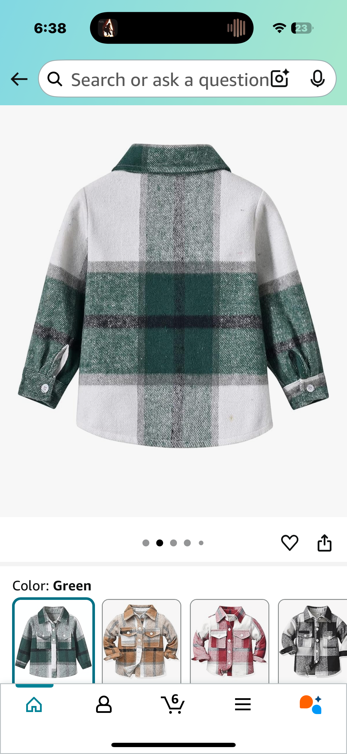Boys Girls Plaid Flannel Long Sleeve Shirts Button Down T-Shirt Tops (Size 7)