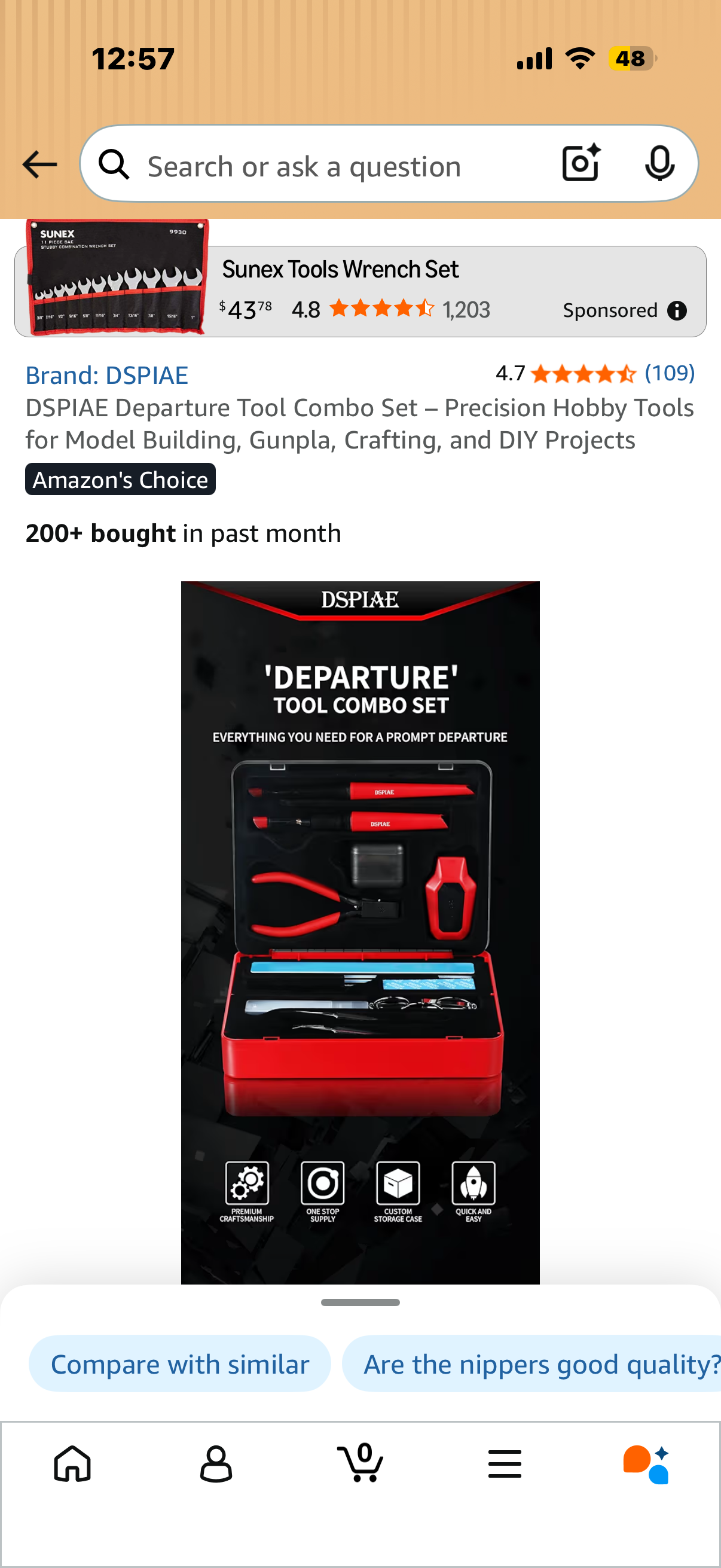 Tool Combo Set – Precision Hobby Tools for Model Building, Gunpla, Crafting, and DIY Projects