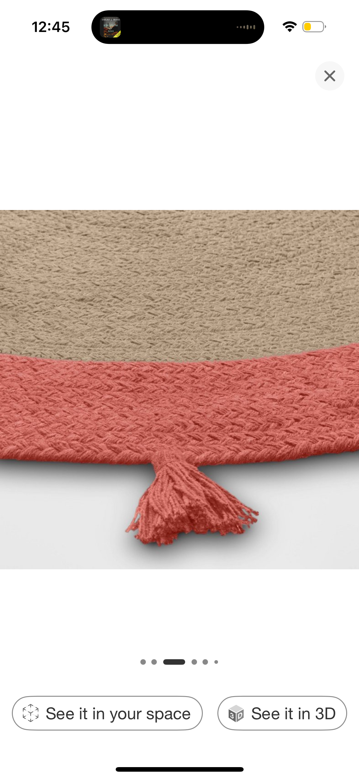 4'x5'6" Oval Braided Border Kids' Rug Rose Pink - Pillowfort™: Cotton, Flat Pile, Indoor, Bedroom Decor