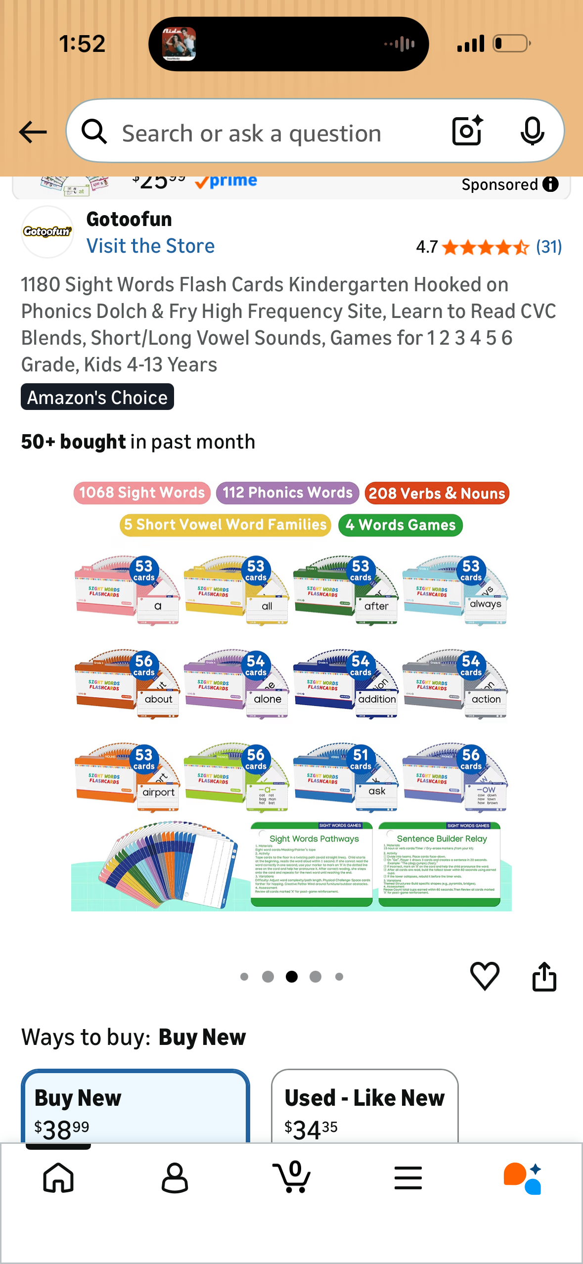 1180 Sight Words Flash Cards Kindergarten Hooked on Phonics Dolch & Fry High Frequency Site, Learn to Read CVC Blends, Short/Long Vowel Sounds, Games for 1 2 3 4 5 6 Grade, Kids 4-13 Years