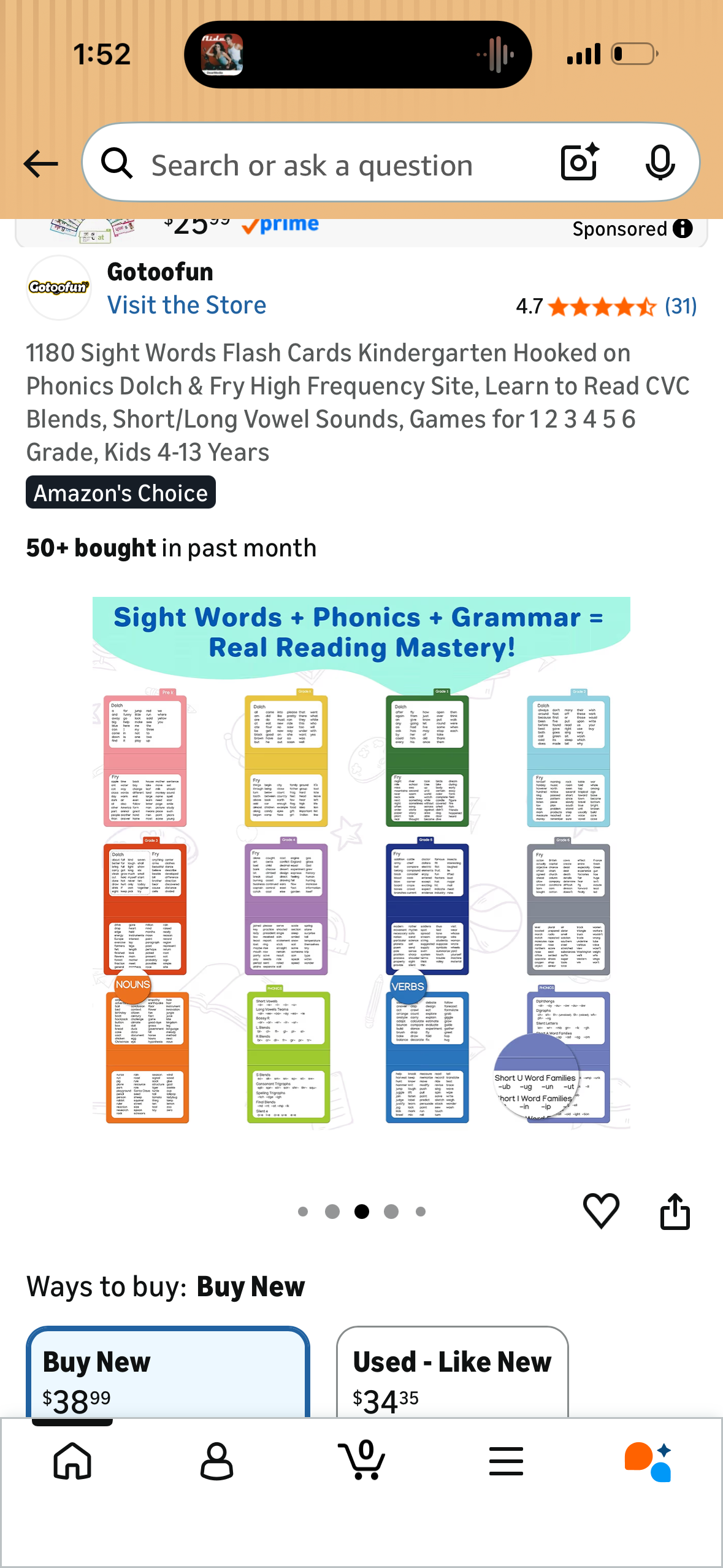 1180 Sight Words Flash Cards Kindergarten Hooked on Phonics Dolch & Fry High Frequency Site, Learn to Read CVC Blends, Short/Long Vowel Sounds, Games for 1 2 3 4 5 6 Grade, Kids 4-13 Years