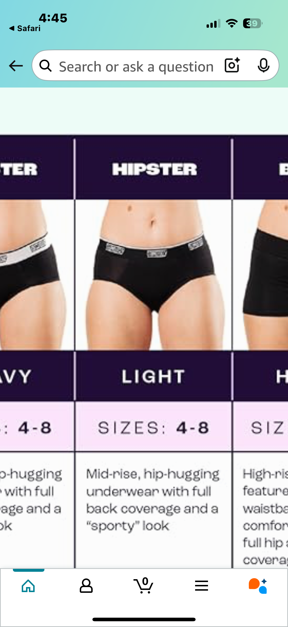 Bambody Absorbent Boy Short, Period Underwear for Women and Teens - Protective - Soft, Comfortable, Breathable