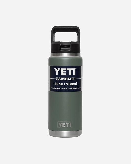 YETI Rambler 26 oz Bottle, Vacuum Insulated, Stainless Steel with Straw Cap