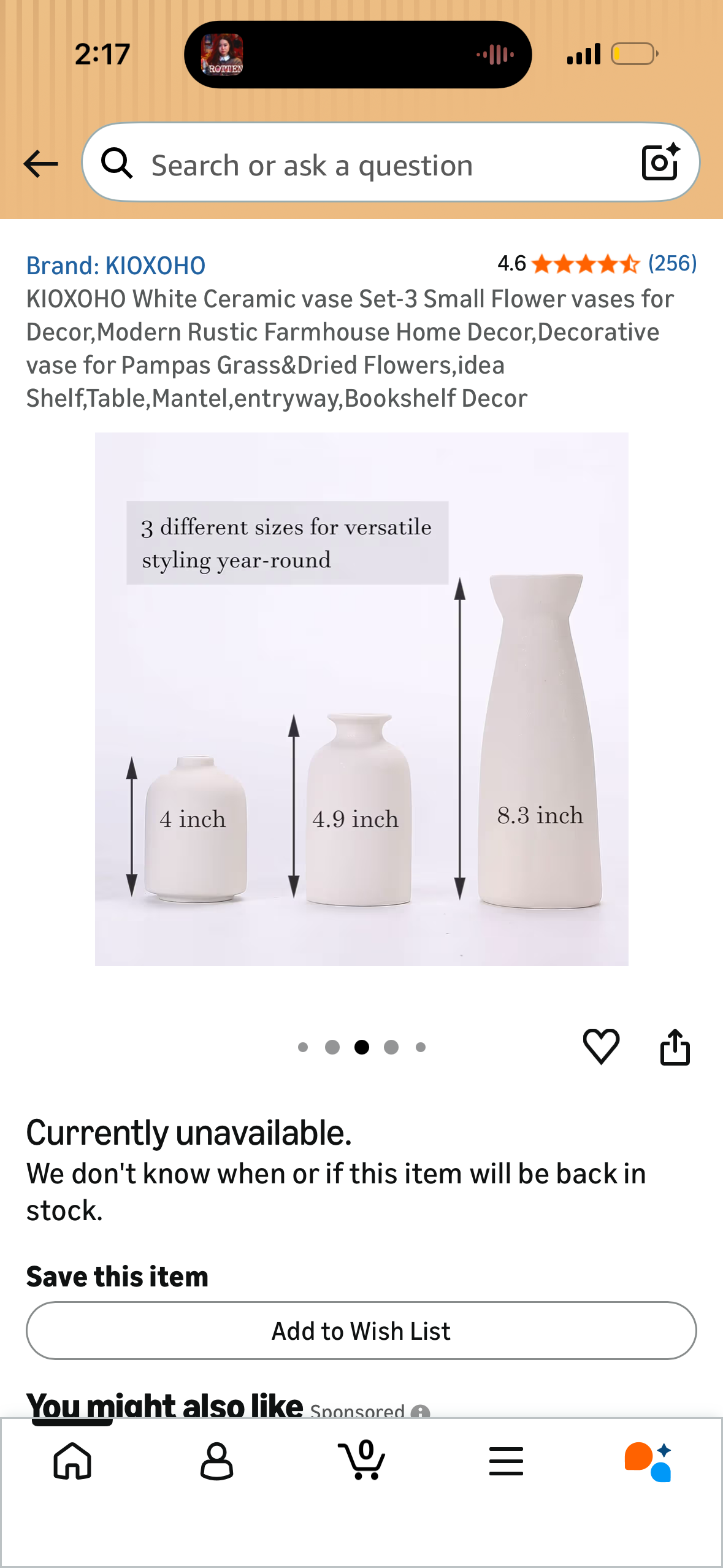 KIOXOHO White Ceramic vase Set-3 Small Flower vases for Decor,Modern Rustic Farmhouse Home Decor,Decorative vase for Pampas Grass&Dried Flowers,idea Shelf,Table,Mantel,entryway,Bookshelf Decor