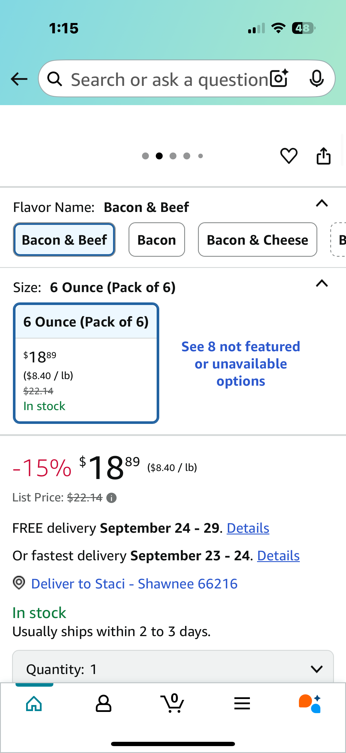 Purina Beggin' Strips With Real Meat Dog Treats With Bacon and Beef Flavors