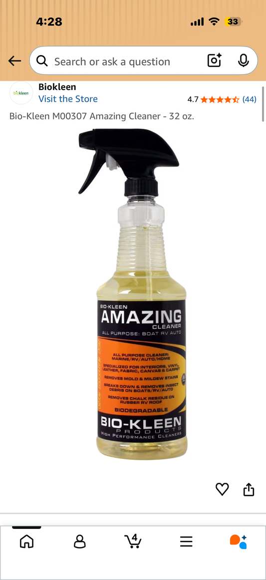 Bio-Kleen M00307 Amazing Cleaner - 32 oz