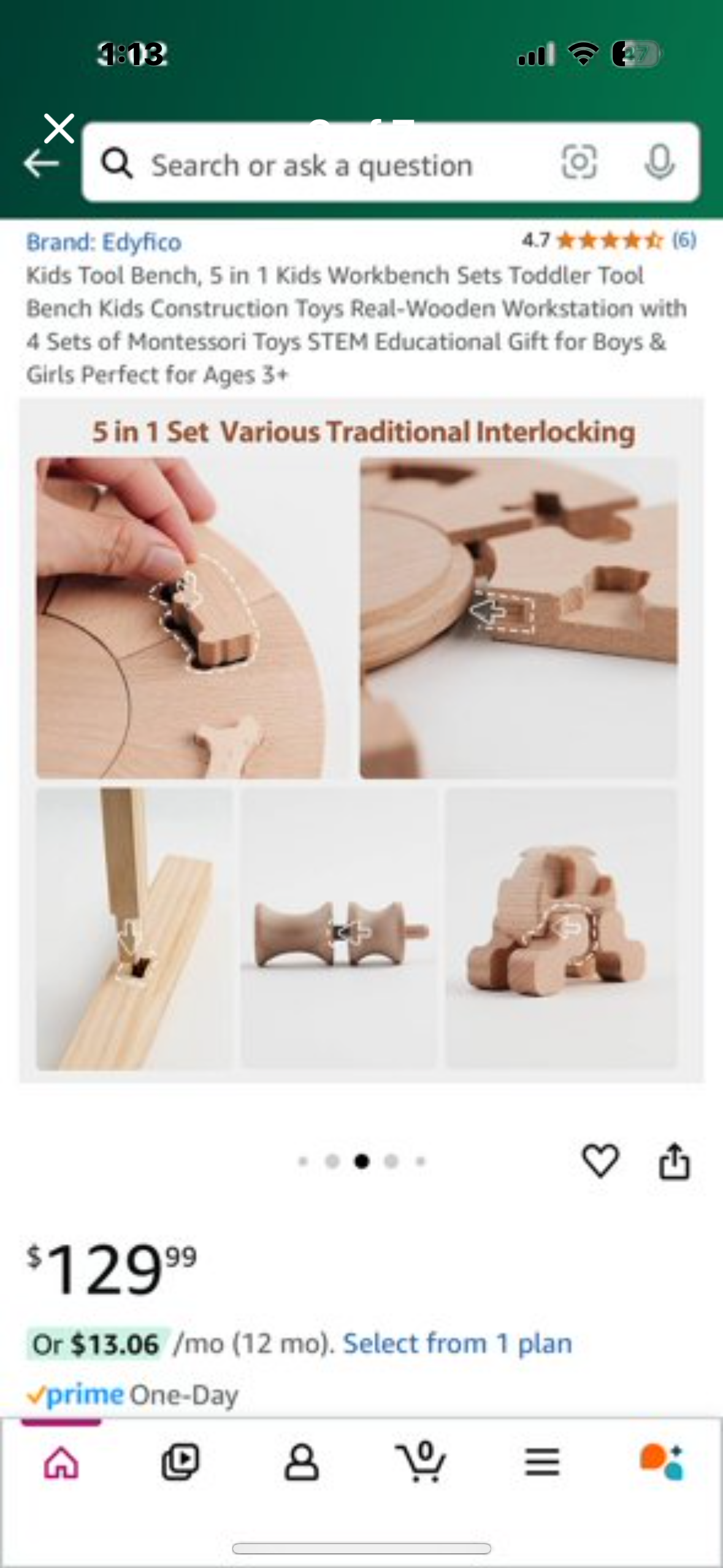 New - Kids Tool Bench, 5 in 1 Kids Workbench with 4 Sets of Montessori Toys. STEM Educational Gift for Boys & Girls Perfect for Ages 3+ (R246)