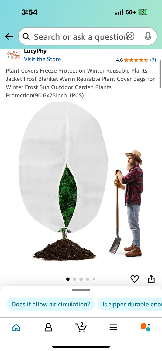 Plant Covers Freeze Protection Winter Reusable Plants Jacket Frost Blanket Warm Reusable Plant Cover Bags for Winter Frost Sun Outdoor Garden Plants Protection(90.6x75inch 1PCS