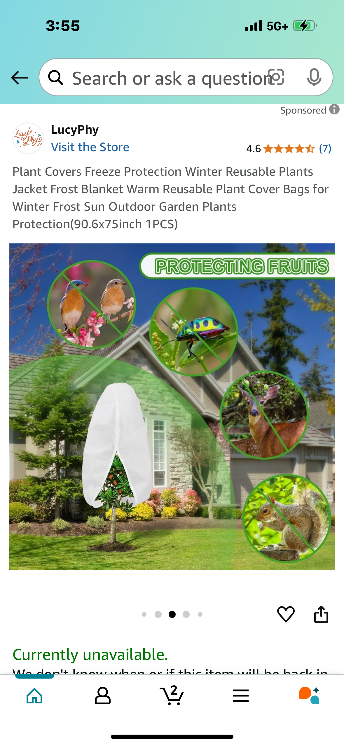 Plant Covers Freeze Protection Winter Reusable Plants Jacket Frost Blanket Warm Reusable Plant Cover Bags for Winter Frost Sun Outdoor Garden Plants Protection(90.6x75inch 1PCS