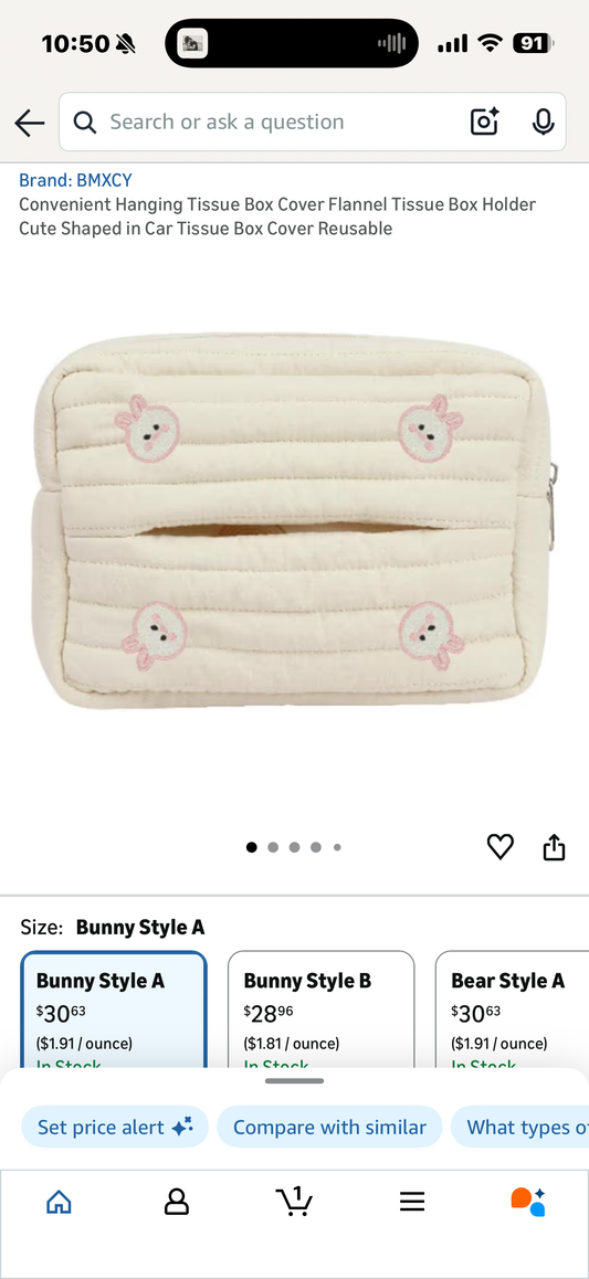 Convenient Hanging Tissue Box Cover Flannel Tissue Box Holder Cute Shaped in Car Tissue Box Cover Reusable