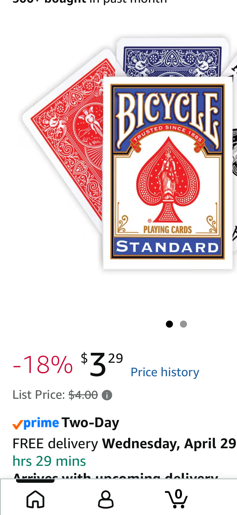 ‼️2 Boxes‼️Red Bicycle 1001400 Poker Cards