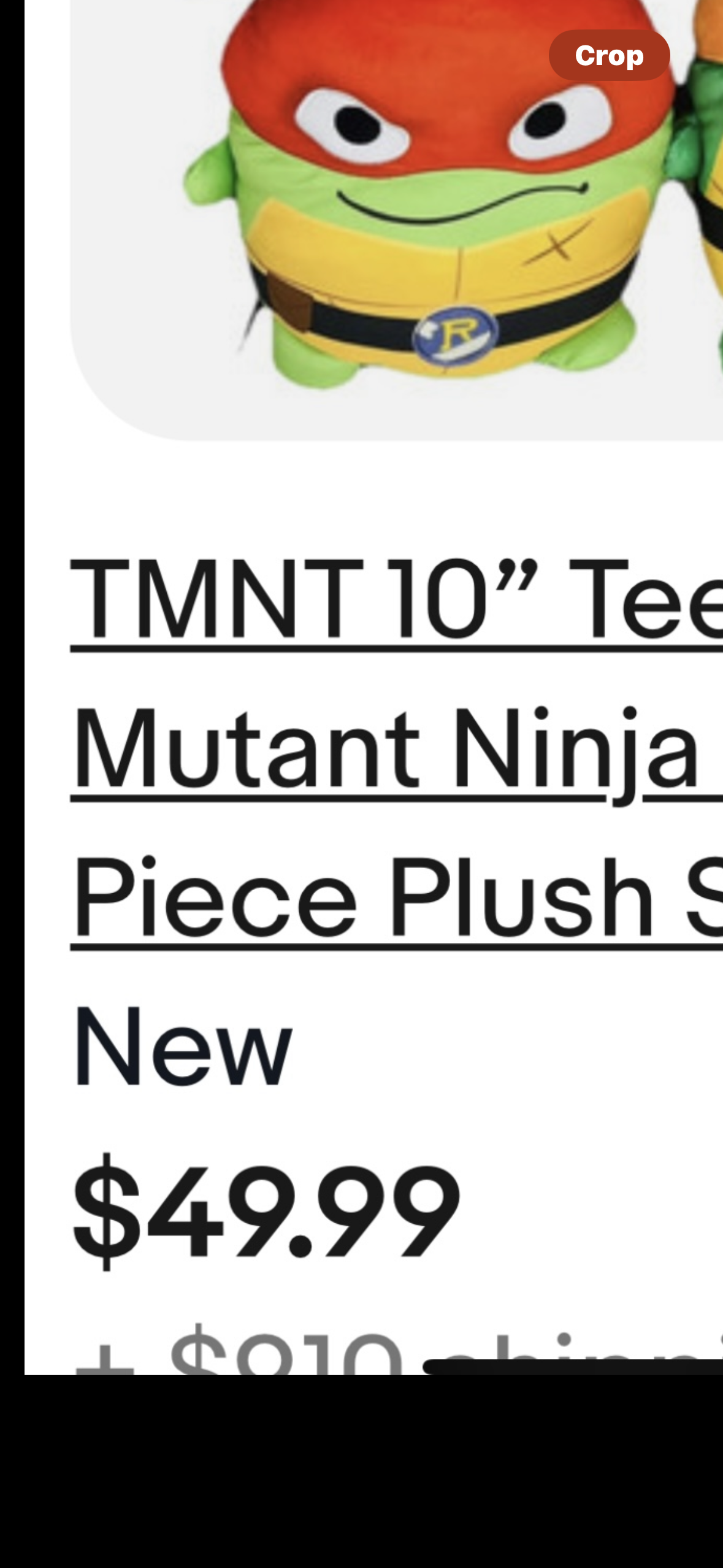 Teenage Mutant Ninja Turtles: Mutant Mayhem Cuutopia Plush Toy