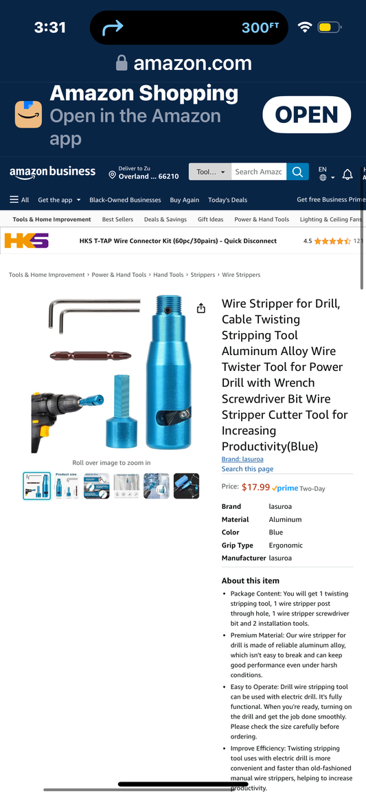 3 PCS Wire Stripper, Aluminum Alloy Cable Wire Twisting Stripping Tool with Wrench, Portable Power Drill Wire Stripper Twister Cutter Tool, Screwdriver Hand Drill Cable Stripper for Hand Drill