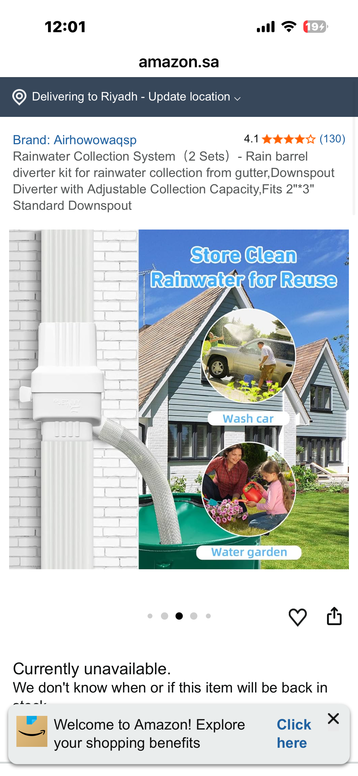 Rainwater Collection System (2 Sets) - Rain barrel diverter kit for rainwater collection from gutter, Downspout Diverter with Adjustable Collection Capacity,Fits 2"*3" Standard Downspout