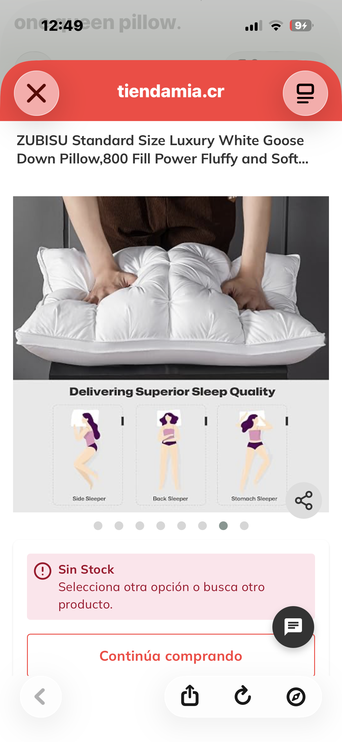 Jolusere Queen Size Luxury White Goose Down Pillow,800 Fill Power Fluffy and Soft Hotel Feather Pillow,Ideal Bed Pillows for Side Sleepers,Pack of 1 (Queen, White)