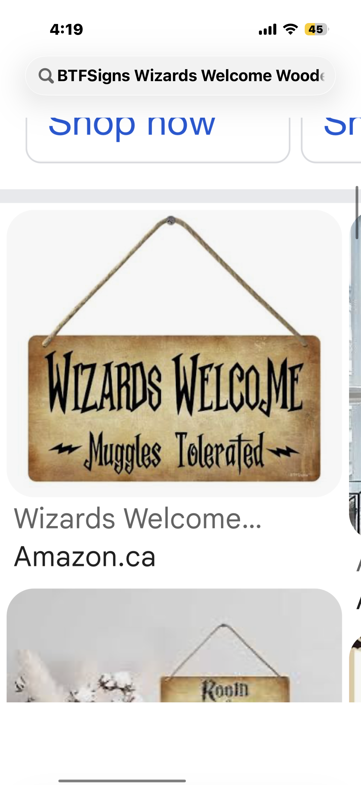 BTFSigns Wizards Welcome Wooden Hanging sign Fantasy And Wizardry Theme sign Funny room decor 6x12 inch