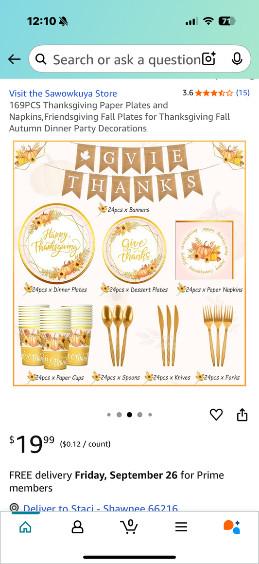 169PCS Thanksgiving Paper Plates and Napkins,Friendsgiving Fall Plates for Thanksgiving Fall Autumn Dinner Party Decorations