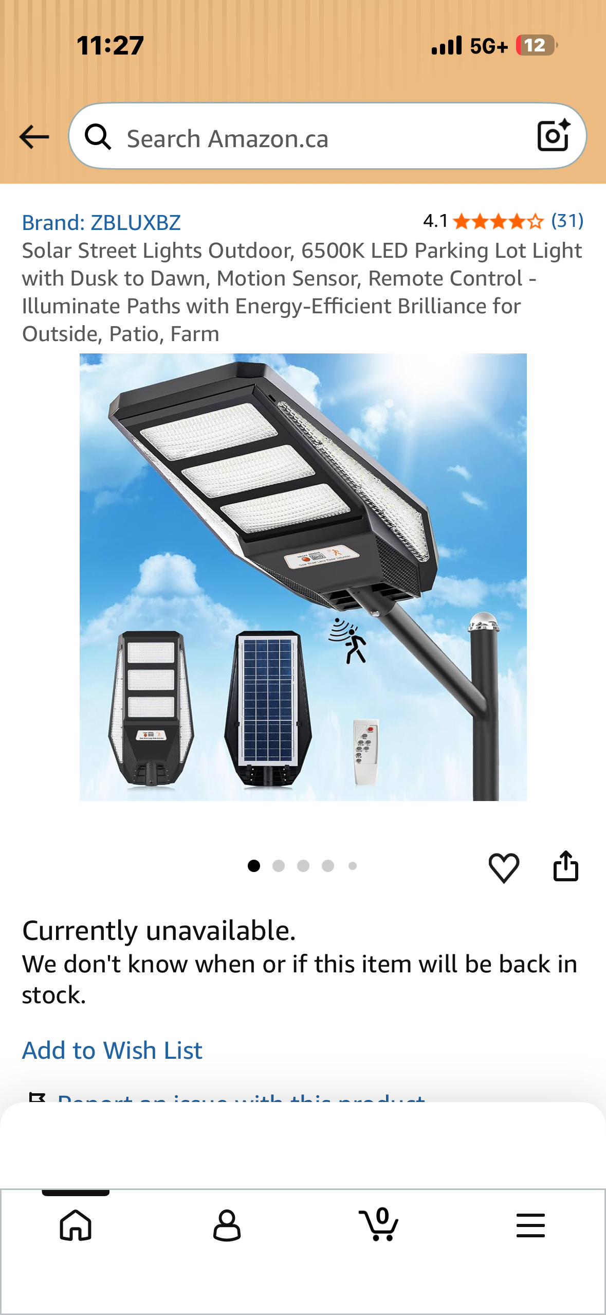 Solar Street Light, 6500K LED Light with Dusk to Dawn, Motion Sensor, Remote Control - Illuminate Paths with Energy-Efficient Brilliance for Outside, Patio, Farm