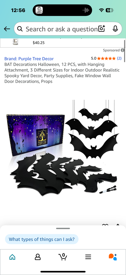 BAT Decorations Halloween, 12 PCS, with Hanging Attachment, 3 Different Sizes for Indoor Outdoor Realistic Spooky Yard Decor, Party Supplies, Fake Window Wall Door Decorations, Props