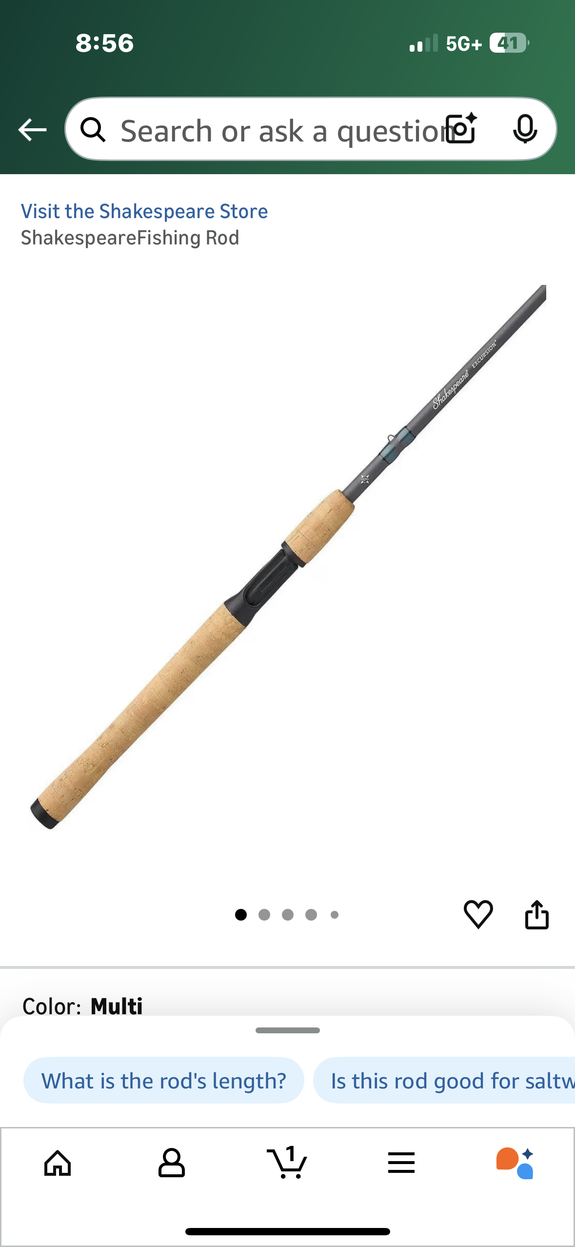 Shakespeare Fishing Rod (W565)