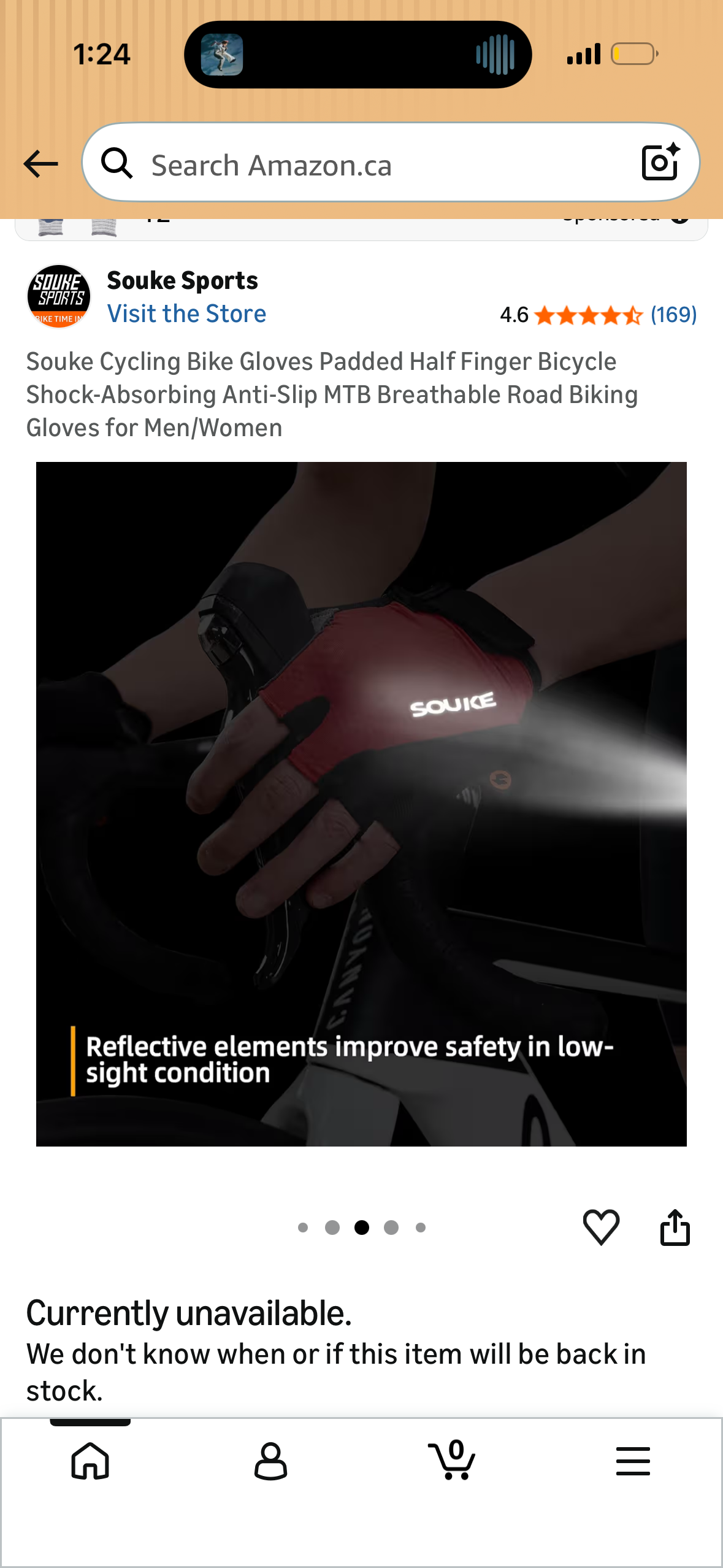 Souke Cycling Bike Gloves Padded Half Finger Bicycle Shock-Absorbing Anti-Slip MTB Breathable Road Biking Gloves for Men/Women