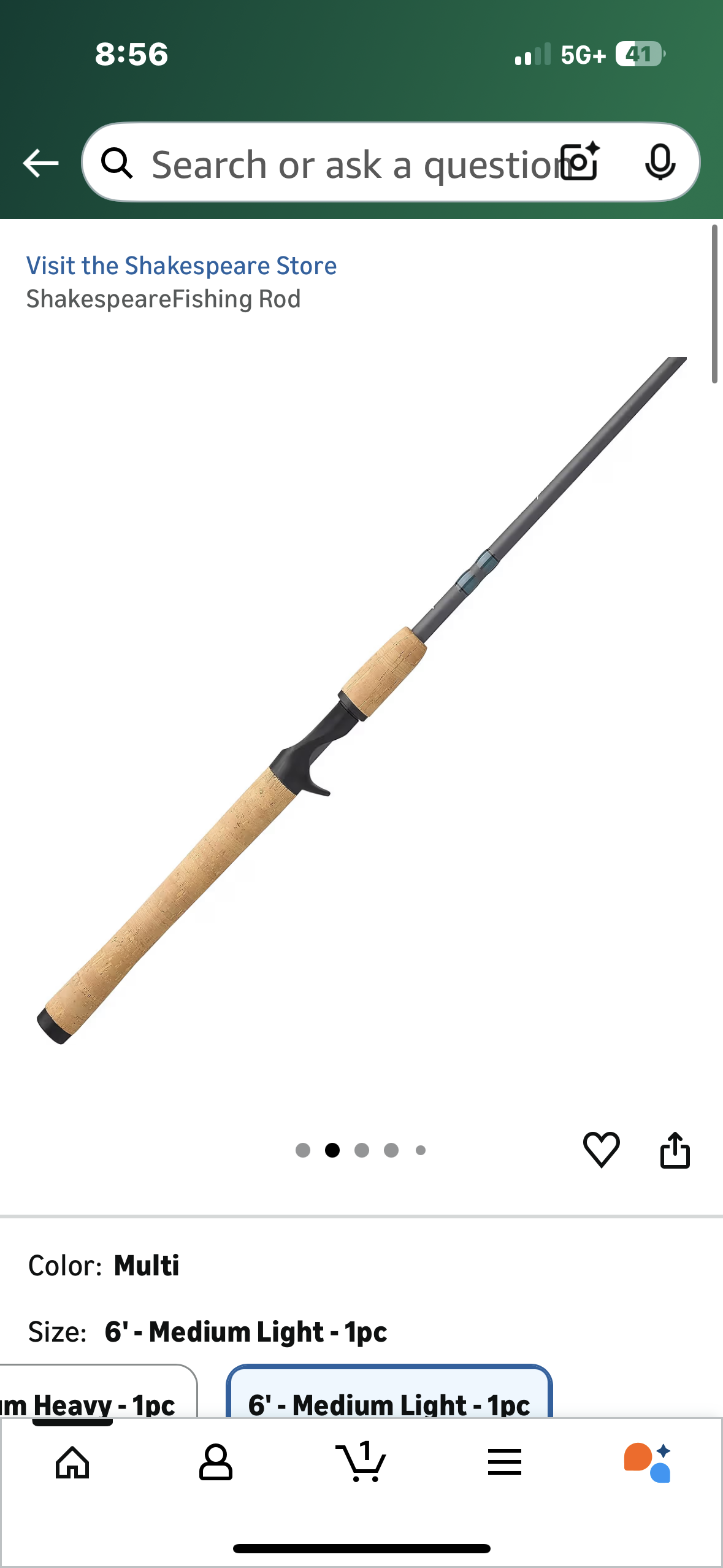 Shakespeare Fishing Rod (W565)