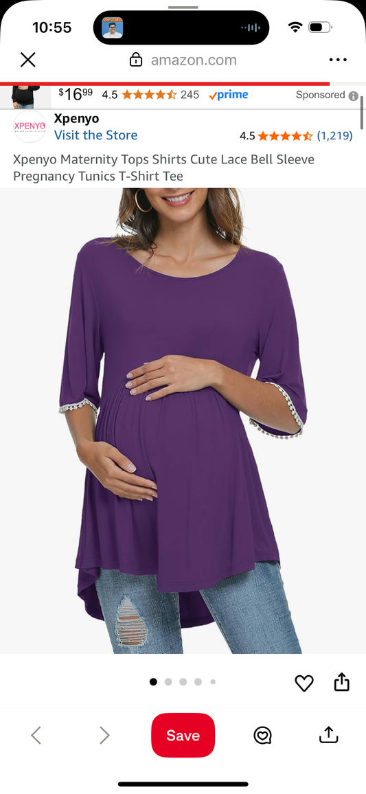 Maternity Top (Size Small)