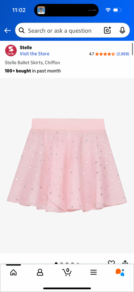 Kids Ballet Skirt (Size 11-15 Years)