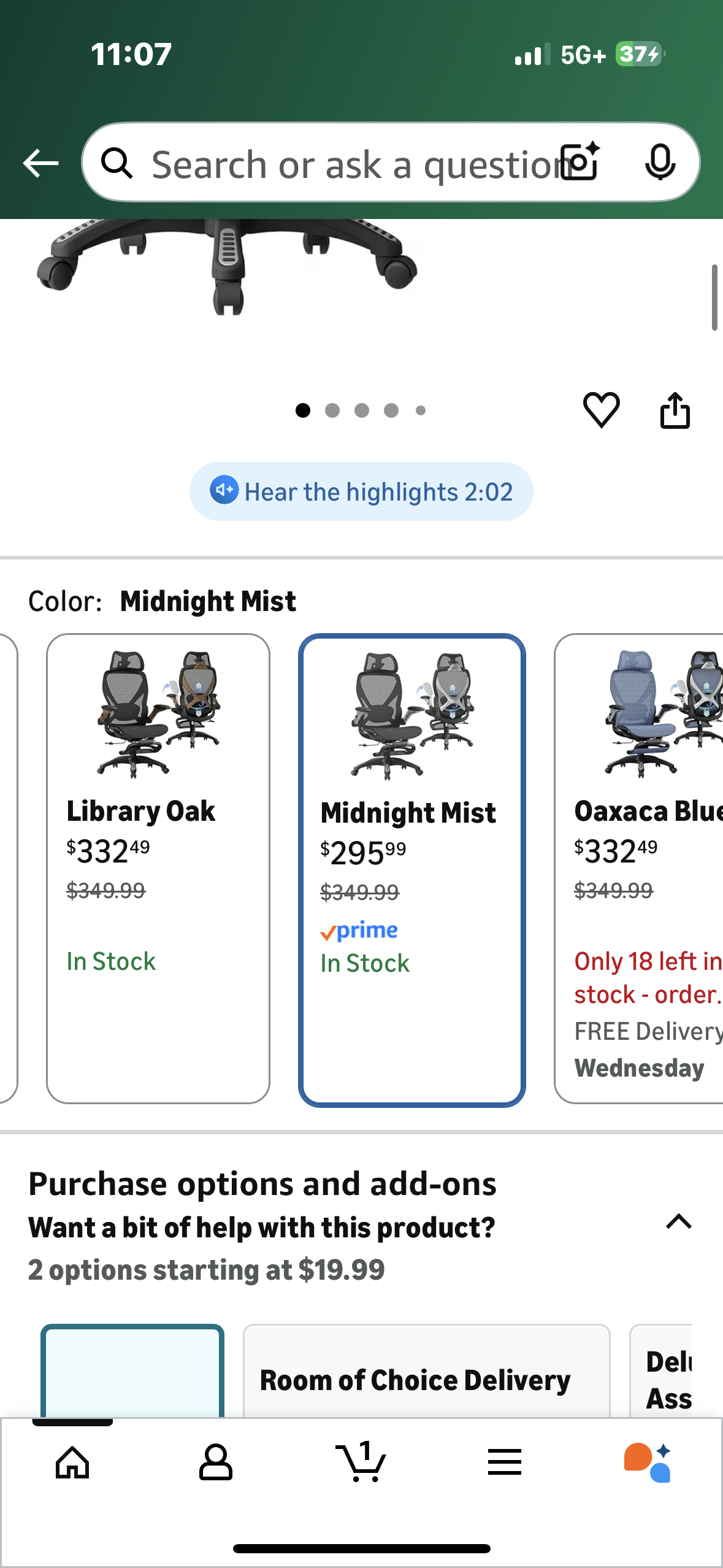 ELABEST X100 Ergonomic Office Chair, with 5D Flip-Up Arms, Adjustable 3D Lumbar Support, Rolling Swivel Mesh Office Chair (O465)