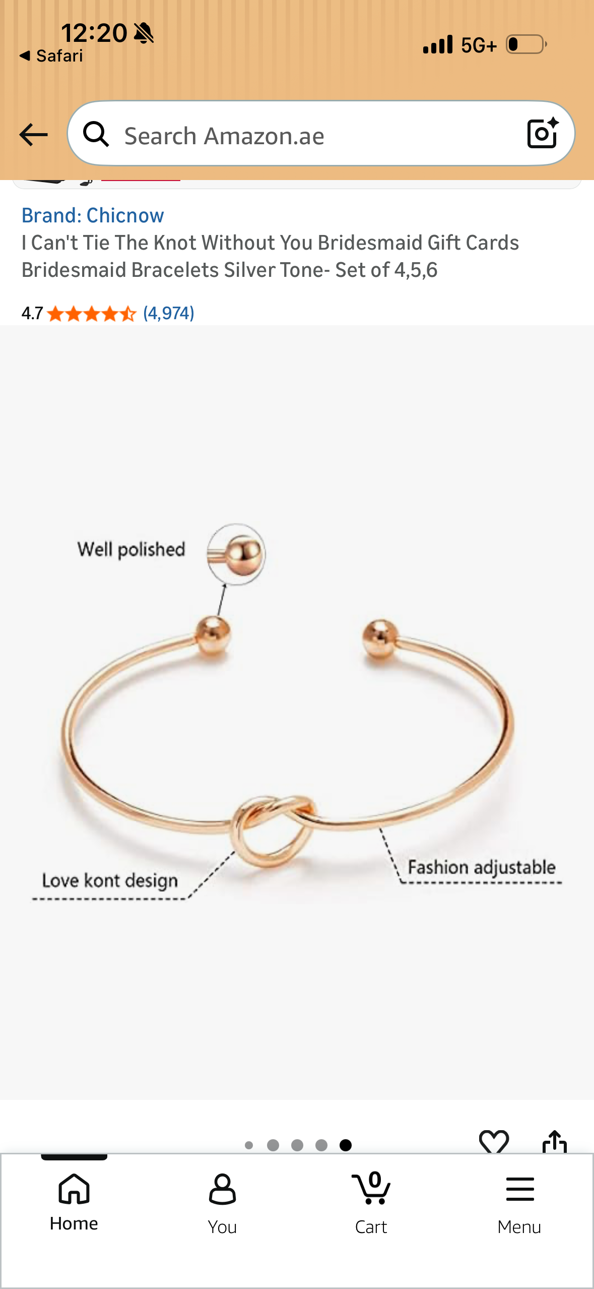 CHICNOW Personalized Rose Gold Bracelet for Wedding Party Maid of Honor Bangle (Rose Gold Set of 7)