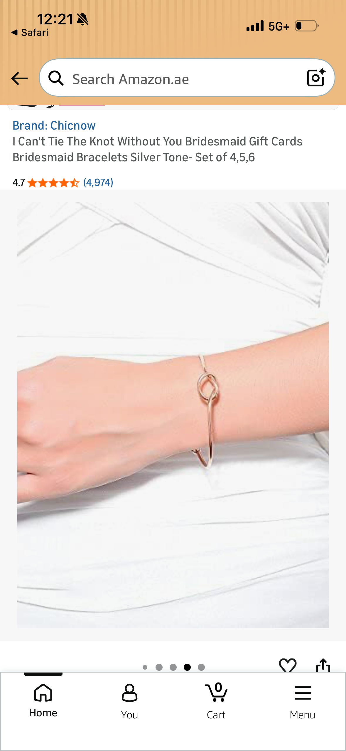 CHICNOW Personalized Rose Gold Bracelet for Wedding Party Maid of Honor Bangle (Rose Gold Set of 7)