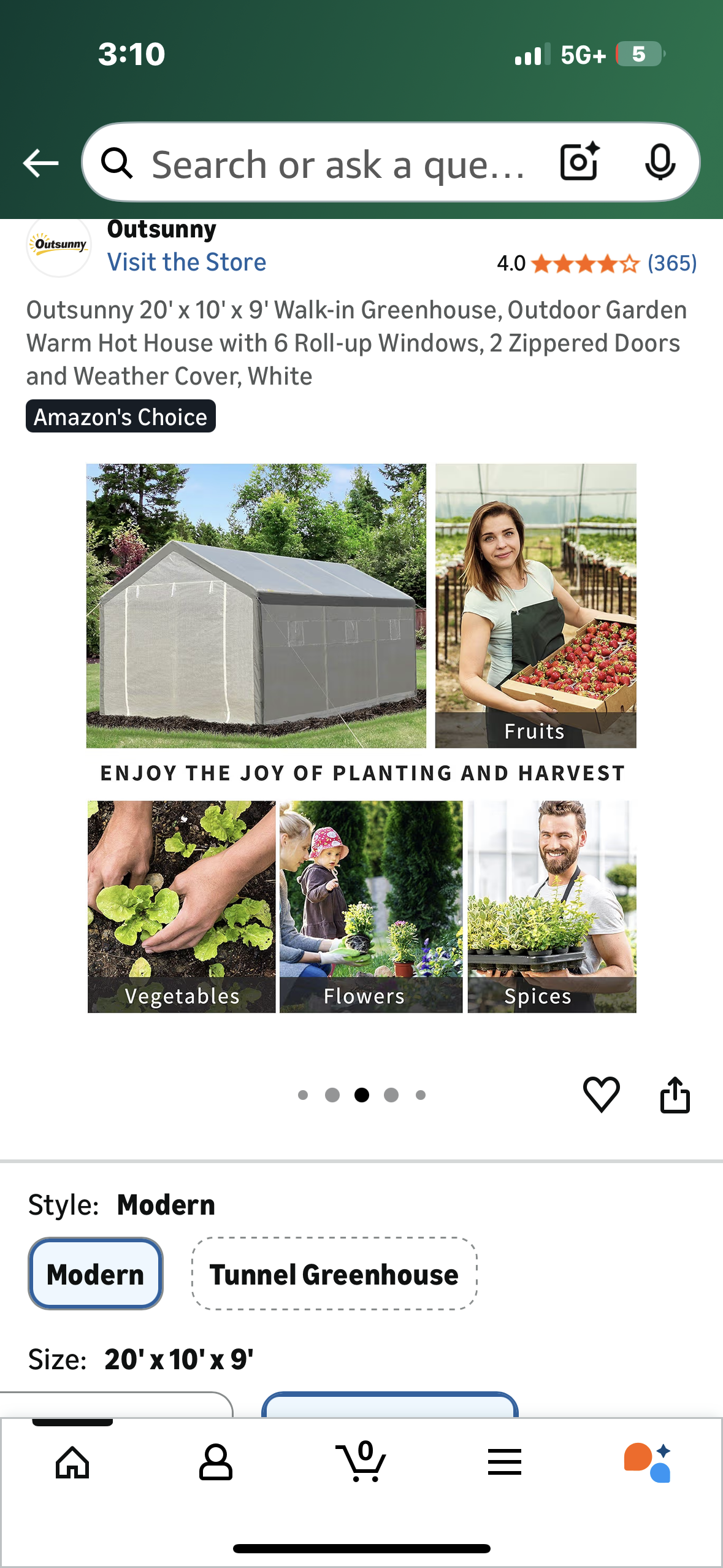 Outsunny 20' x 10' x 9' Walk-in Greenhouse, Outdoor Garden Warm Hot House with 6 Roll-up Windows, 2 Zippered Doors and Weather Cover, White  (G949)