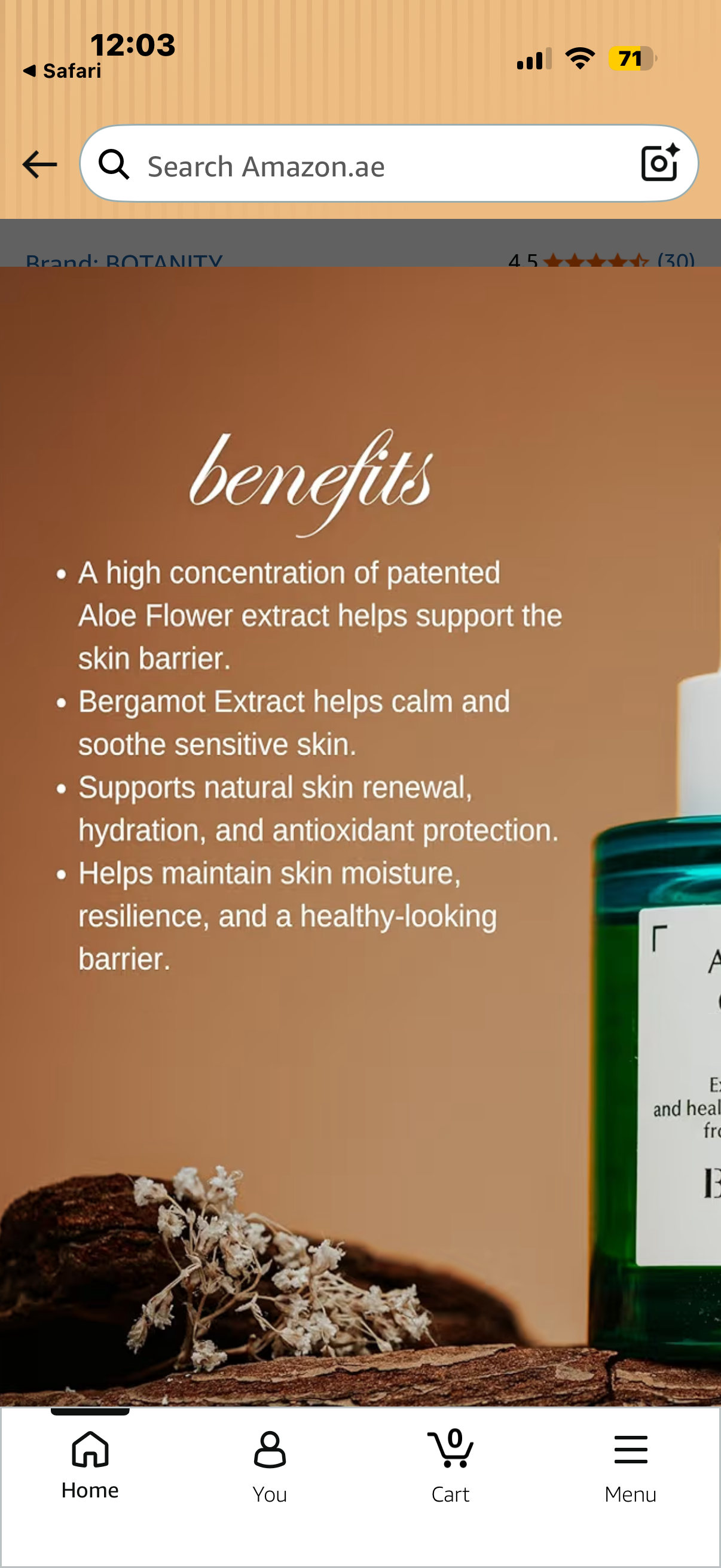Aloe Flower Cica Serum, 1.01 fl. oz. (30ml), Korean Calming Glow Serum, Rapid Soothing & Moisturizing, For Sensitive Skin