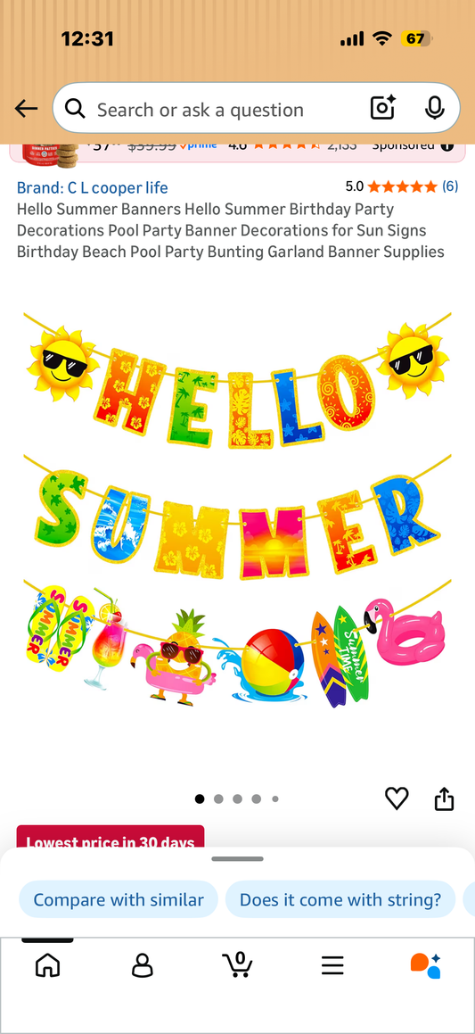 Hello Summer Banners Hello Summer Birthday Party Decorations Pool Party Banner Decorations for Sun Signs Birthday Beach Pool Party Bunting Garland Banner Supplies