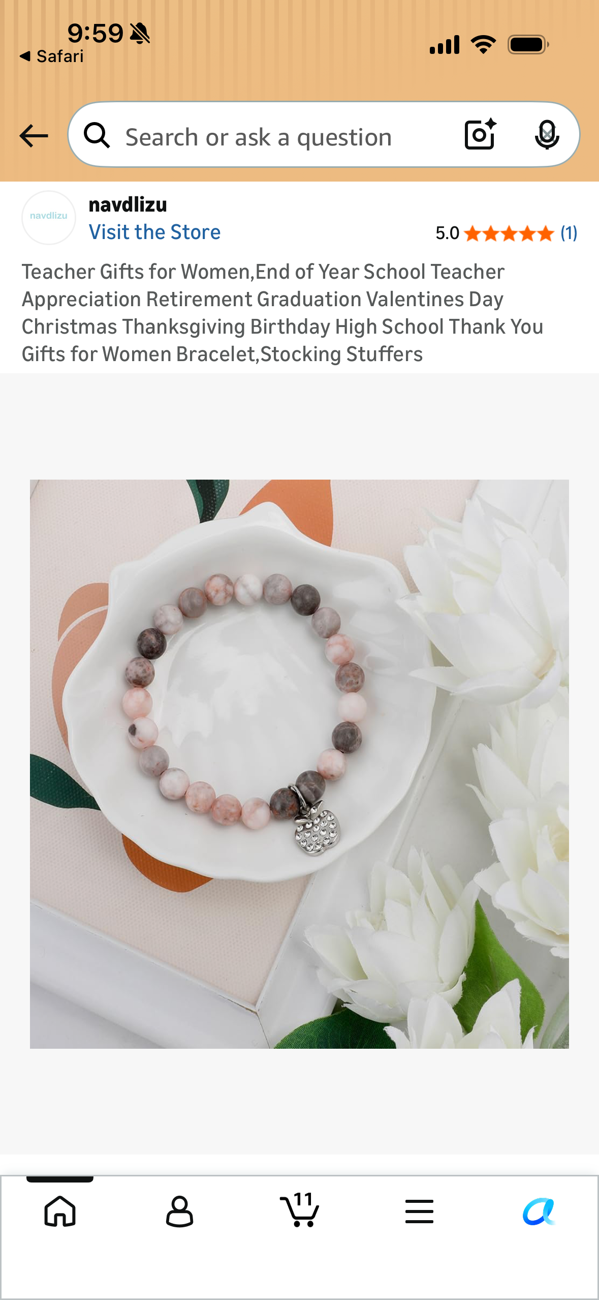 Teacher Gifts for Women,End of Year School Teacher Appreciation Retirement Graduation Valentines Day Christmas Thanksgiving Birthday High School Thank You Gifts for Women Bracelet,Stocking Stuffers