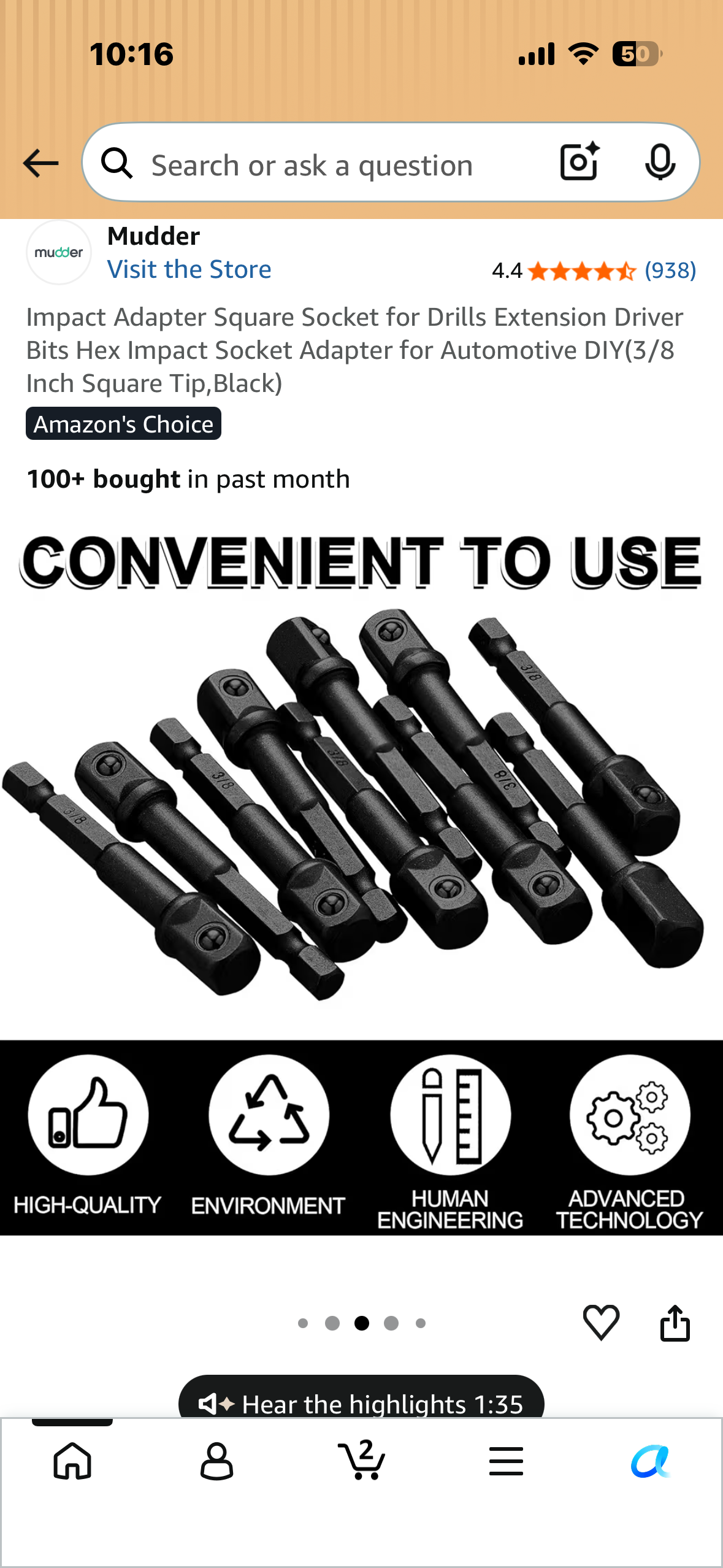 Impact Adapter Square Sockets for Drills, Extension Driver Bits Hex Impact Socket Adapter for (3/8 Inch Square Tip,Black)