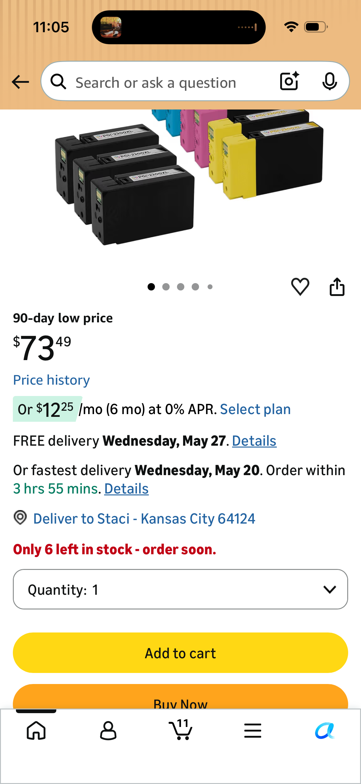 LD Products Compatible Ink Cartridge Replacement for Canon PGI-2200XL High Yield (3 Black, 2 Cyan, 2 Magenta, 2 Yellow, 9-Pack) Compatible with Canon Maxify Printers: iB4020, MB5020, and MB5320