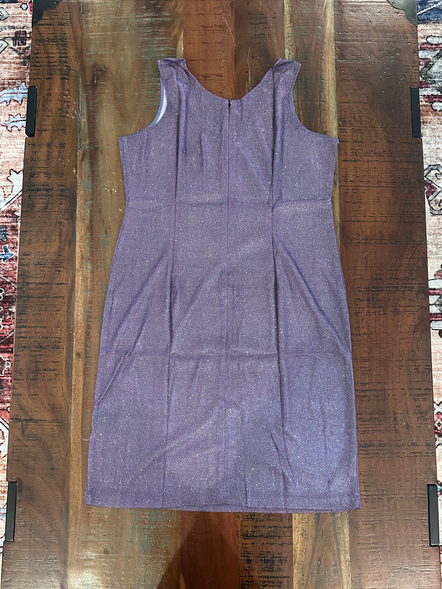Women's Metallic Crinkle Dress (Size XL)