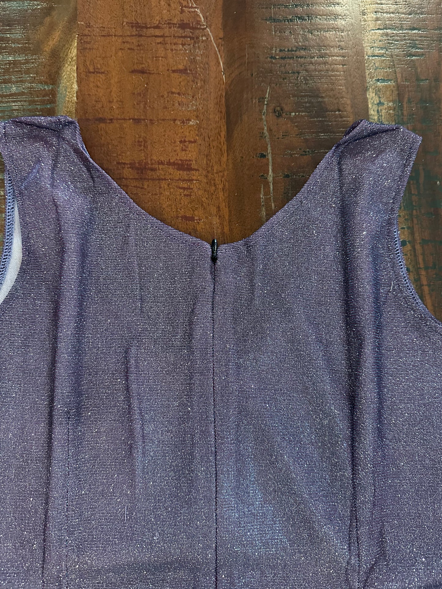 Women's Metallic Crinkle Dress (Size XL)