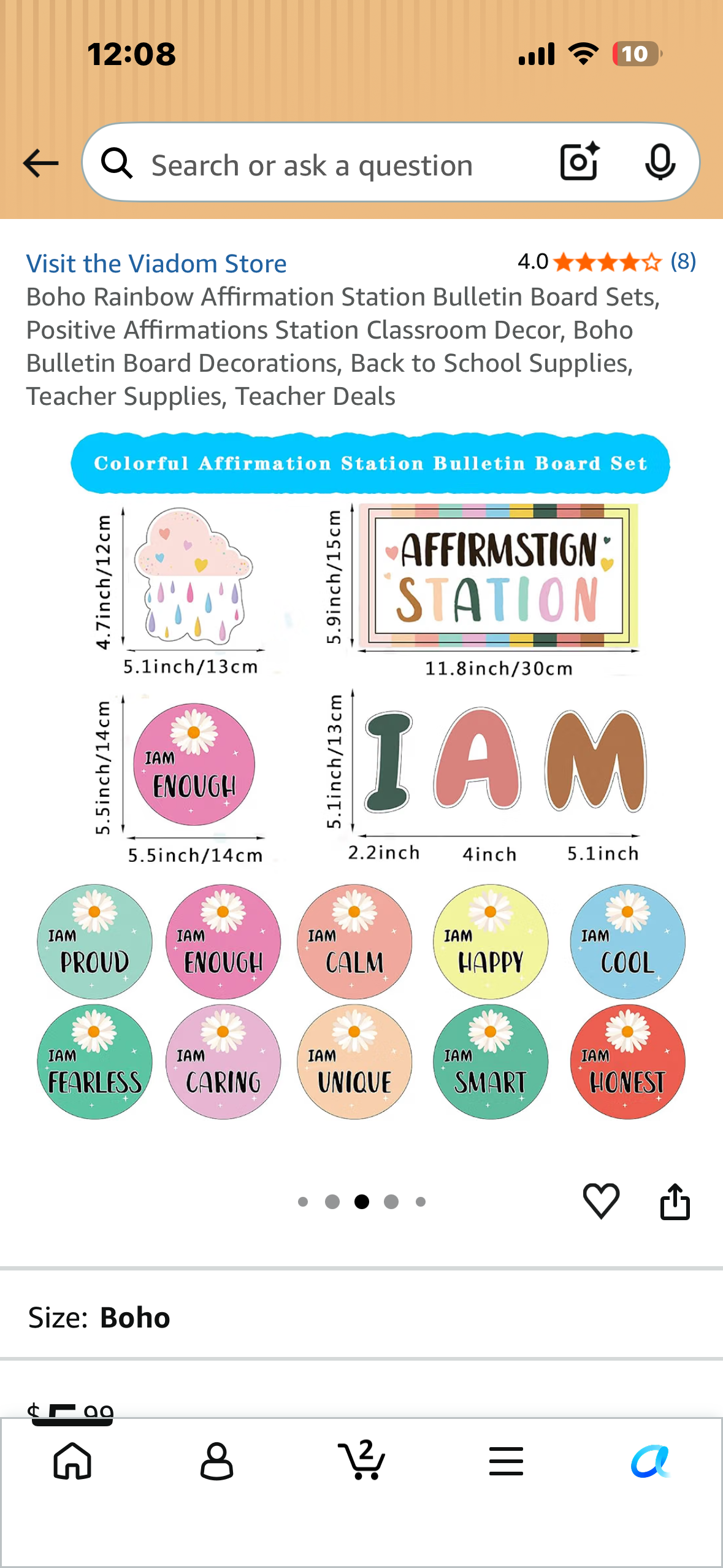 Boho Rainbow Affirmation Station Bulletin Board Set, Positive Affirmations, Classroom Decor, Boho Bulletin Board Decorations, Back to School Supplies, Teacher Supplies