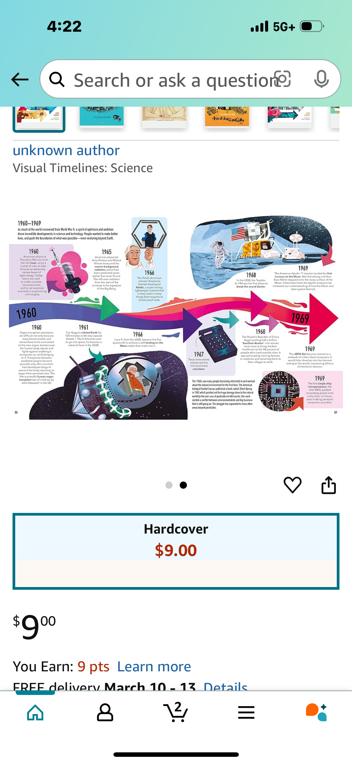 Visual Timelines: Science