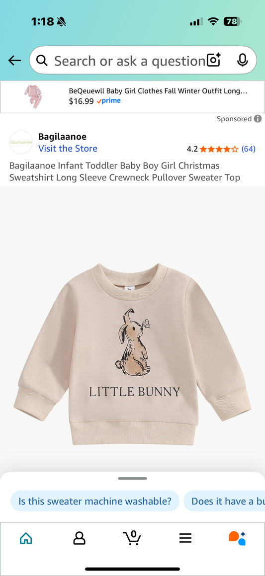 Infant Toddler Baby Boy Girl Christmas Sweatshirt Long Sleeve Crewneck Pullover Sweater Top (0-6 months )