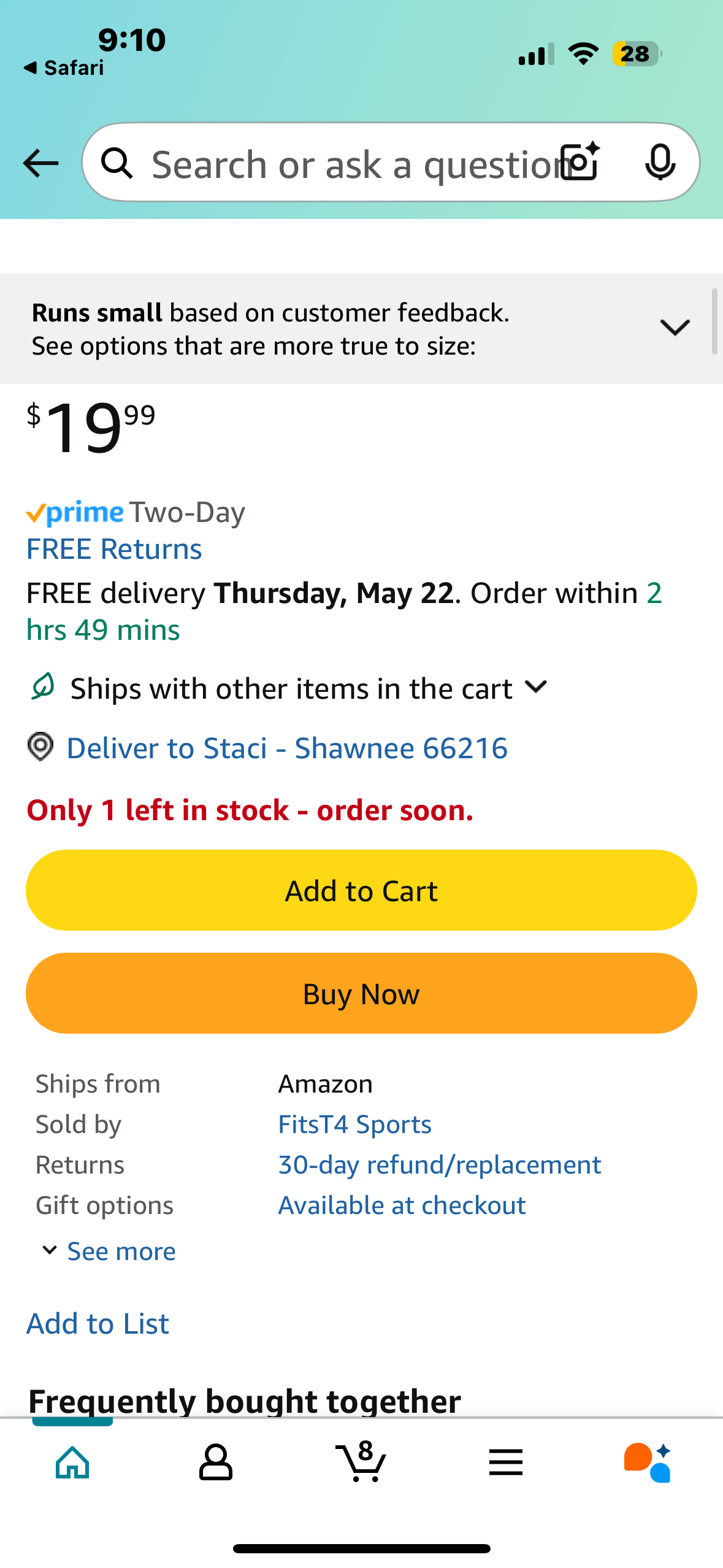 FitsT4 Men's Golf Pants Stretch Relaxed Fit with 6 Pockets 29W x 32L Lightweight Quick Dry Wrinkle-Free Dress Trouser
