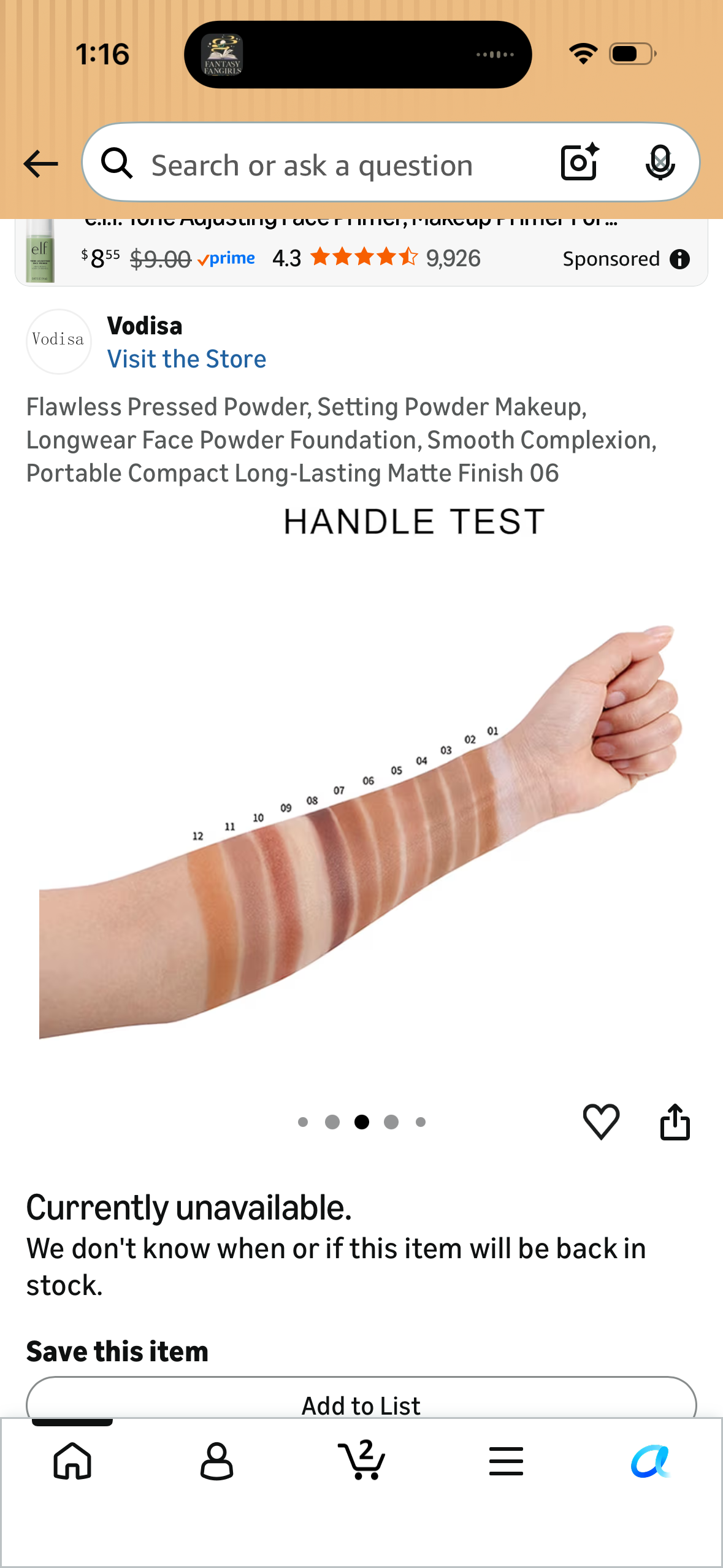 Flawless Pressed Powder, Setting Powder Makeup, Longwear Face Powder Foundation, Smooth Complexion, Portable Compact Long-Lasting Matte Finish 06