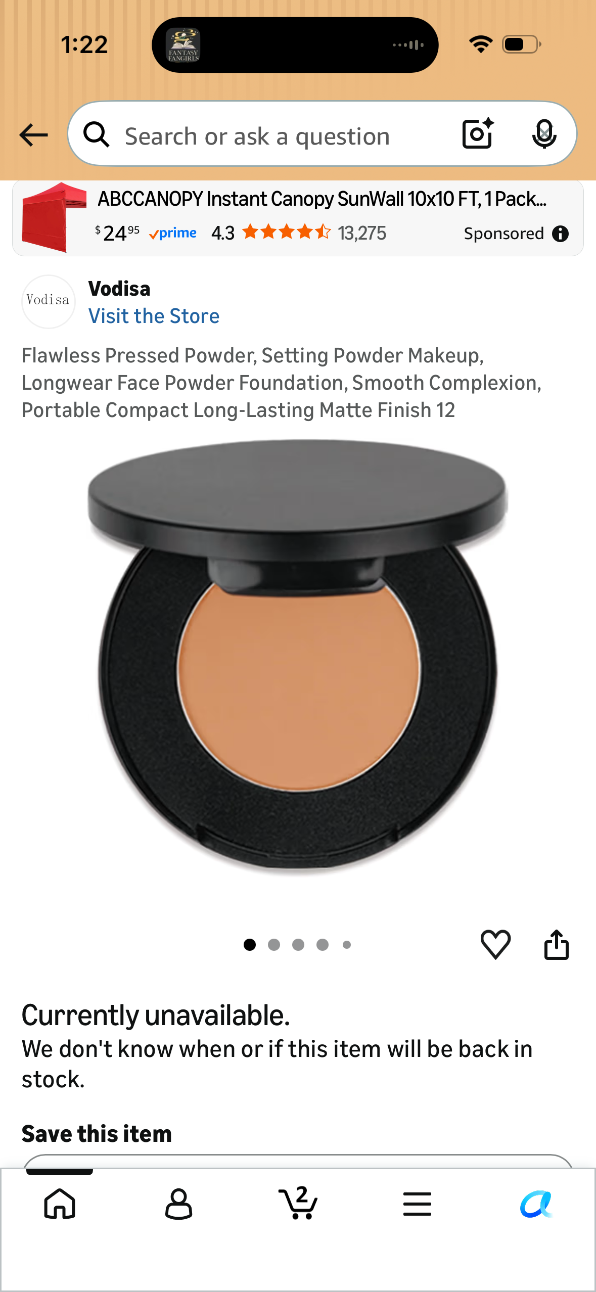 Flawless Pressed Powder, Setting Powder Makeup, Longwear Face Powder Foundation, Smooth Complexion, Portable Compact Long-Lasting Matte Finish 12