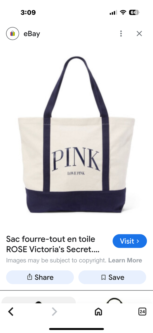 Victoria’s Secret Pink Love Pink Tote Bag