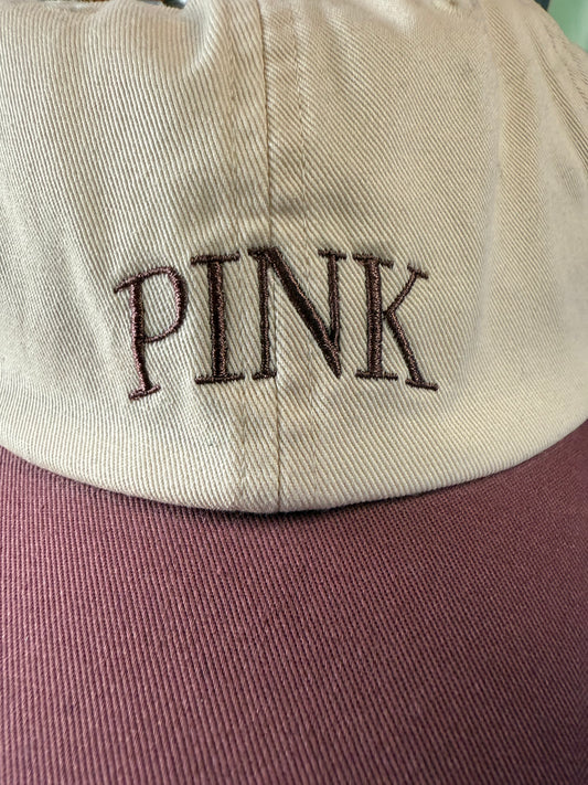 Victoria’s Secret Pink Embroidered Baseball Cap